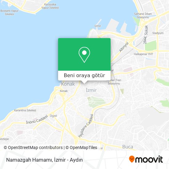 Namazgah Hamamı harita