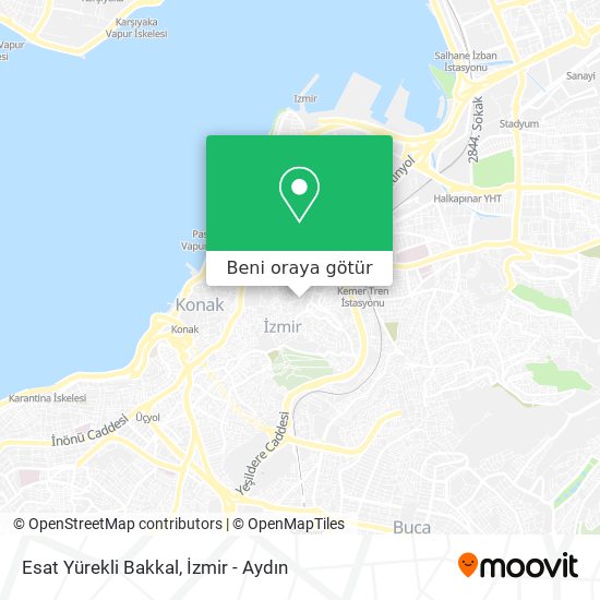 Esat Yürekli Bakkal harita