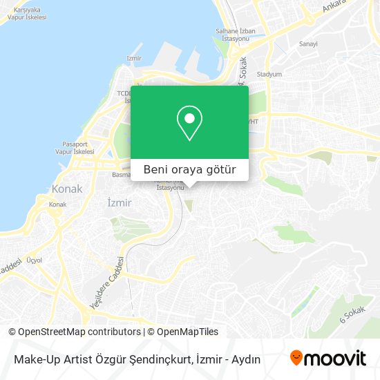 Make-Up Artist Özgür Şendinçkurt harita