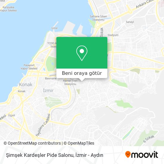 Şimşek Kardeşler Pide Salonu harita