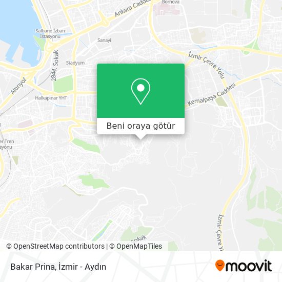 Bakar Prina harita