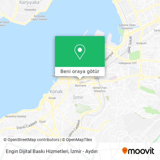 Engin Dijital Baskı Hizmetleri harita