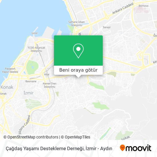 Çağdaş Yaşamı Destekleme Derneği harita