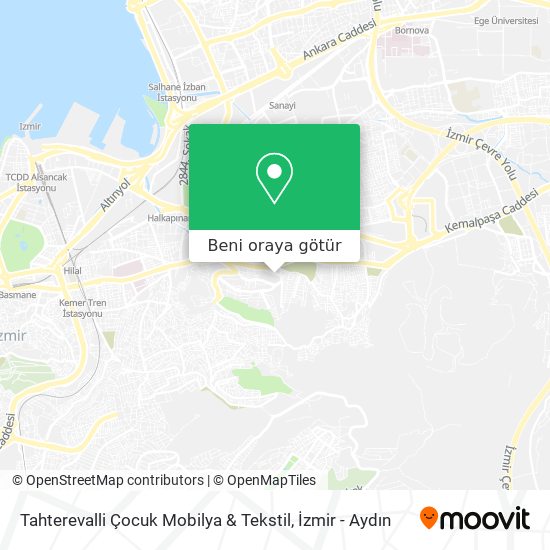 Tahterevalli Çocuk Mobilya & Tekstil harita