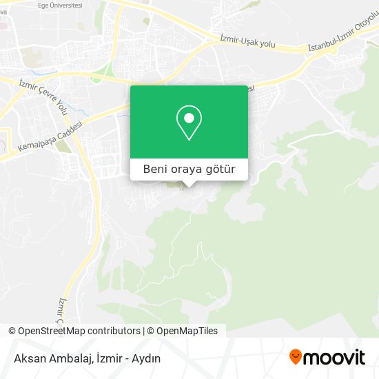 Aksan Ambalaj harita