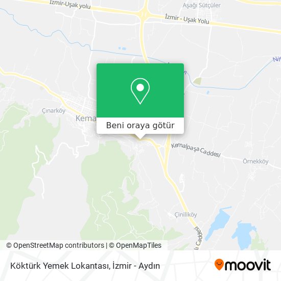Köktürk Yemek Lokantası harita