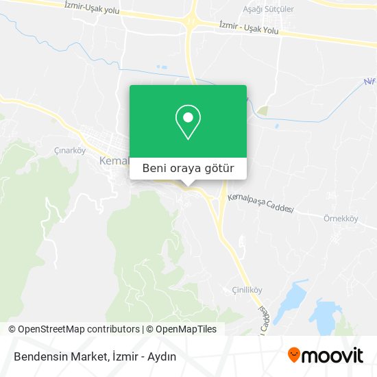 Bendensin Market harita