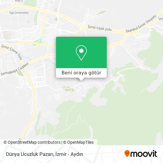 Dünya Ucuzluk Pazarı harita