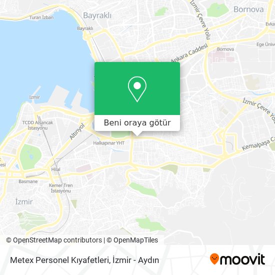 Metex Personel Kıyafetleri harita