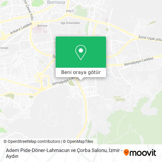 Adem Pide-Döner-Lahmacun ve Çorba Salonu harita