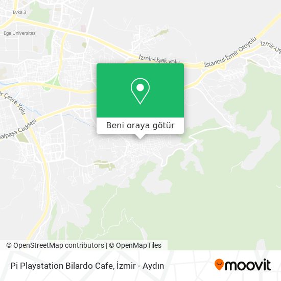 Pi Playstation Bilardo Cafe harita