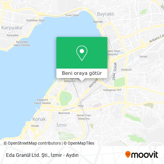 Eda Granül Ltd. Şti. harita