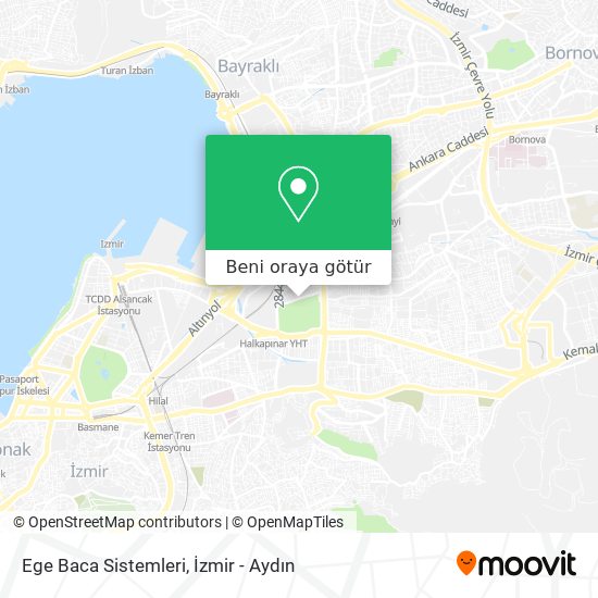 Ege Baca Sistemleri harita