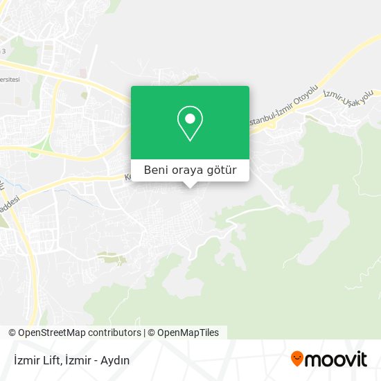 İzmir Lift harita