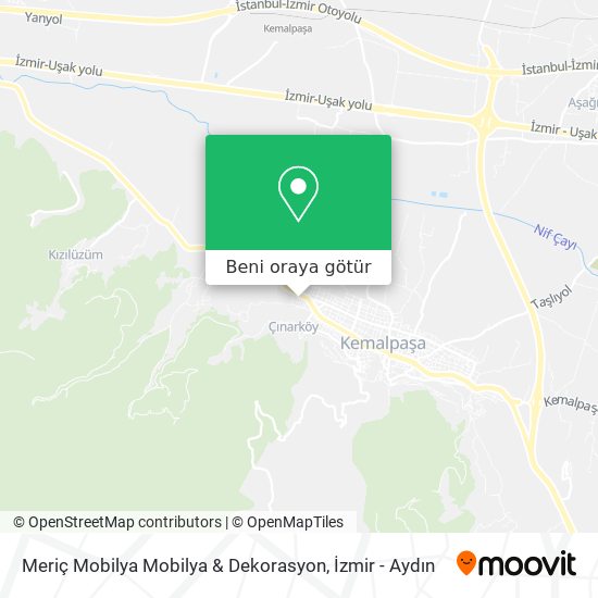 Meriç Mobilya Mobilya & Dekorasyon harita