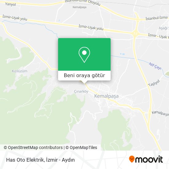 Has Oto Elektrik harita
