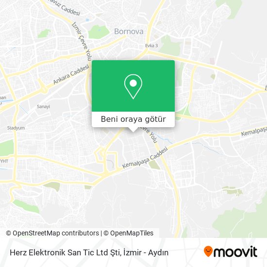 Herz Elektronik San Tic Ltd Şti harita