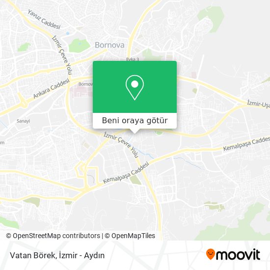 Vatan Börek harita