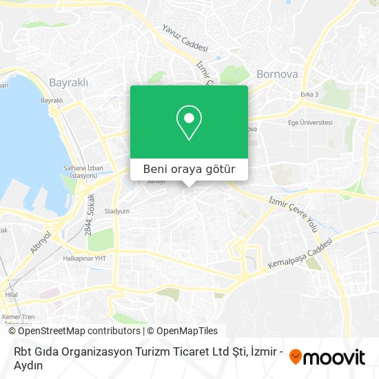 Rbt Gıda Organizasyon Turizm Ticaret Ltd Şti harita