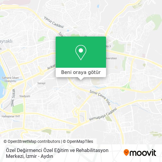Özel Değirmenci Özel Eğitim ve Rehabilitasyon Merkezi harita