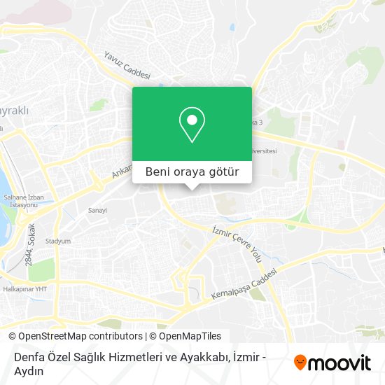 Denfa Özel Sağlık Hizmetleri ve Ayakkabı harita