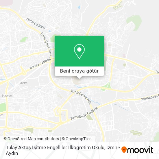 Tülay Aktaş İşitme Engelliler İlköğretim Okulu harita