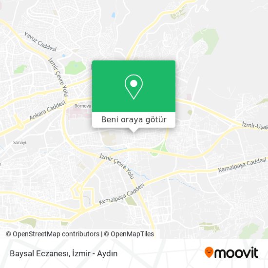 Baysal Eczanesı harita