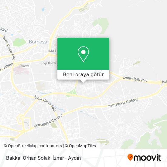 Bakkal Orhan Solak harita