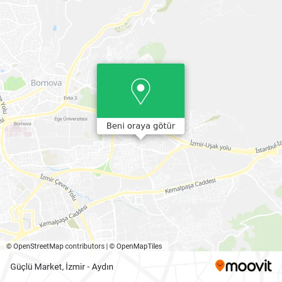 Güçlü Market harita