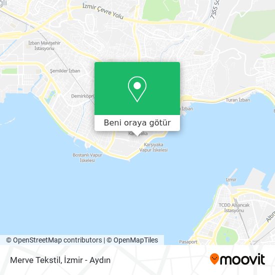 Merve Tekstil harita