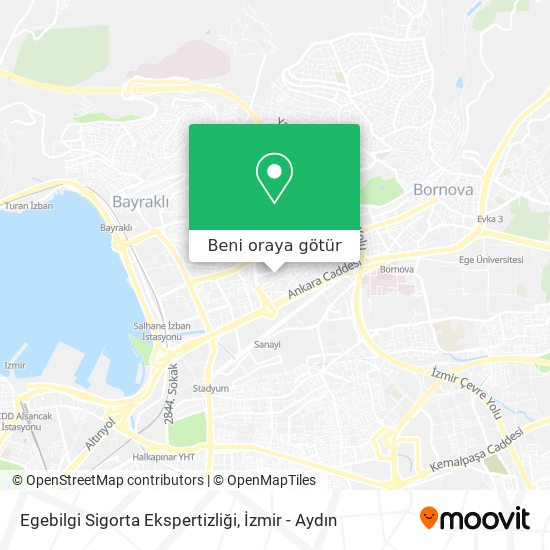 Egebilgi Sigorta Ekspertizliği harita