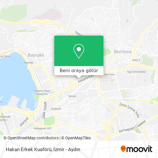 Hakan Erkek Kuaförü harita