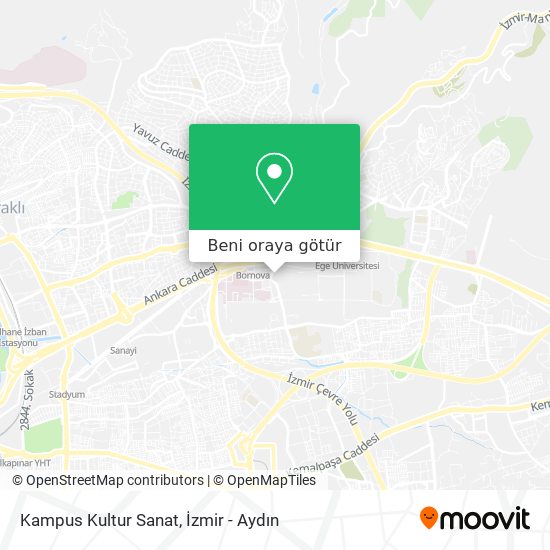 Kampus Kultur Sanat harita