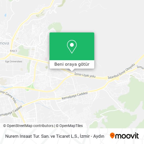 Nurem Insaat Tur. San. ve Ticaret L.S. harita