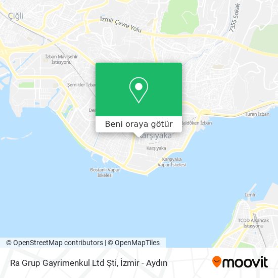 Ra Grup Gayrimenkul Ltd Şti harita