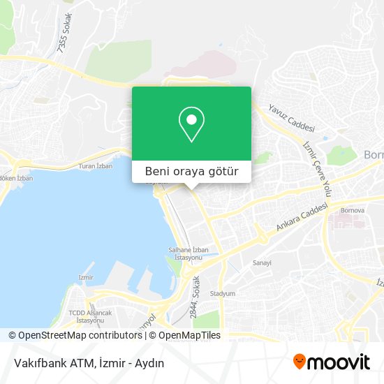 Vakıfbank ATM harita
