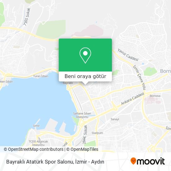 Bayraklı Atatürk Spor Salonu harita