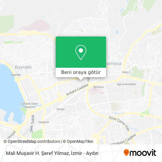 Mali Muşavir H. Şeref Yılmaz harita