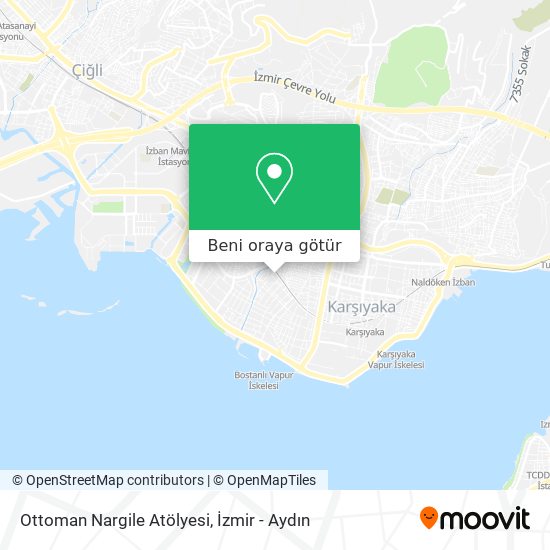 Ottoman Nargile Atölyesi harita