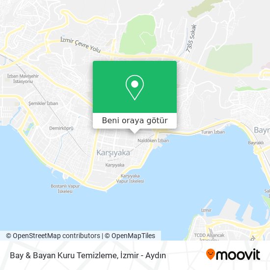 Bay & Bayan Kuru Temizleme harita