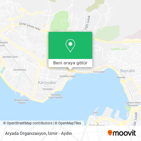 Aryada Organızasyon harita