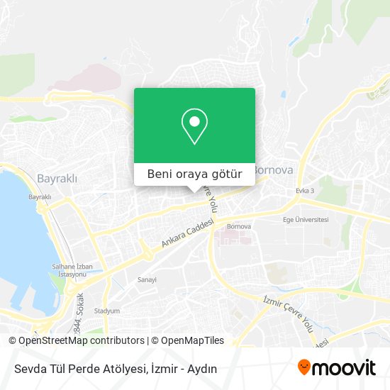 Sevda Tül Perde Atölyesi harita