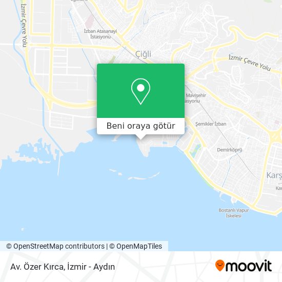Av. Özer Kırca harita