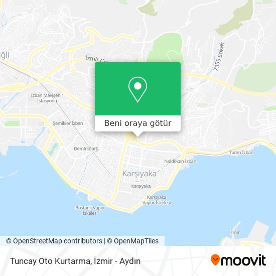 Tuncay Oto Kurtarma harita