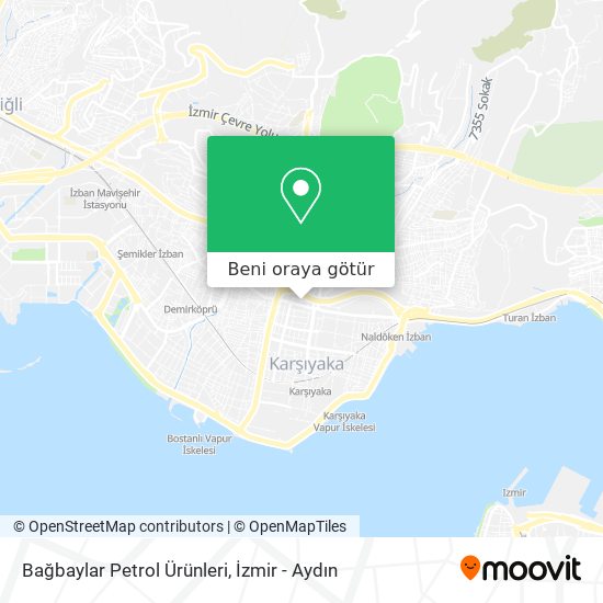 Bağbaylar Petrol Ürünleri harita