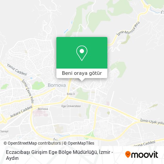 Eczacıbaşı Girişim Ege Bölge Müdürlüğü harita