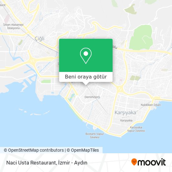 Naci Usta Restaurant harita