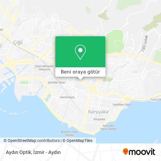 Aydın Optik harita