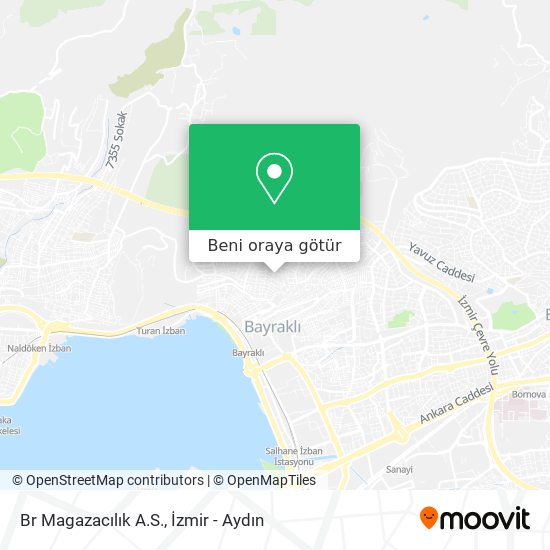 Br Magazacılık A.S. harita