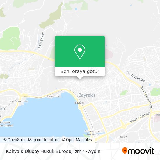 Kahya & Uluçay Hukuk Bürosu harita